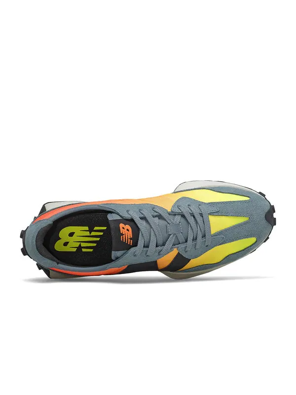 Кроссовки 327 New Balance — изображение 3 из 4, серый/оранжевый/черный