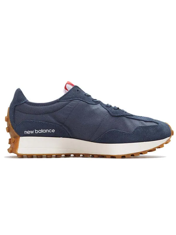 Кроссовки 327 New Balance — изображение 2 из 4, синий/белый