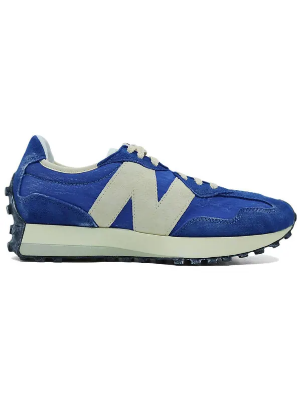 Кроссовки 327 New Balance — изображение 2 из 4, синий/белый