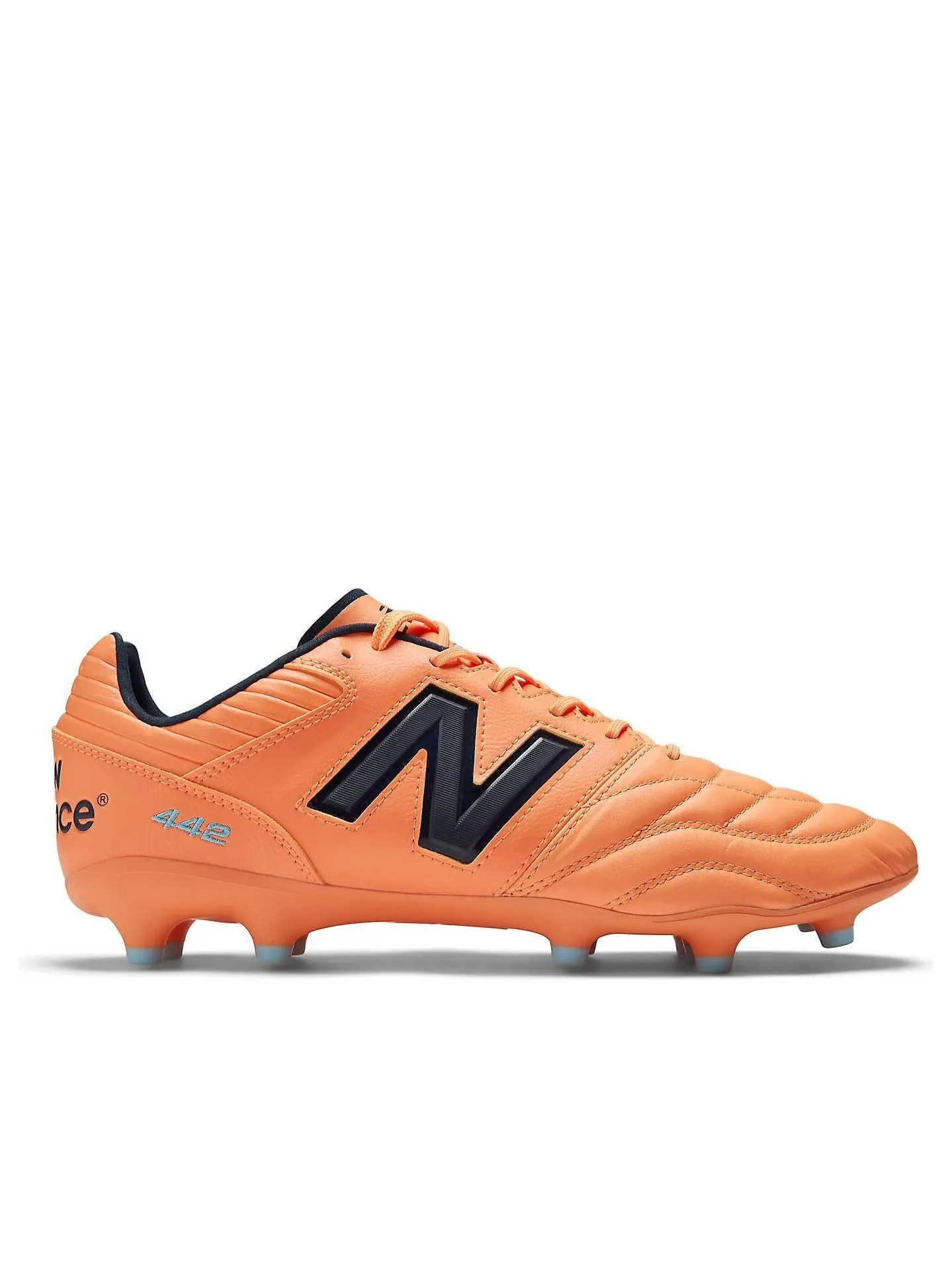 Кроссовки New Balance 442 Pro FG v2 FG 'Hot Mango NB Navy' — изображение 2 из 6, темно-синий