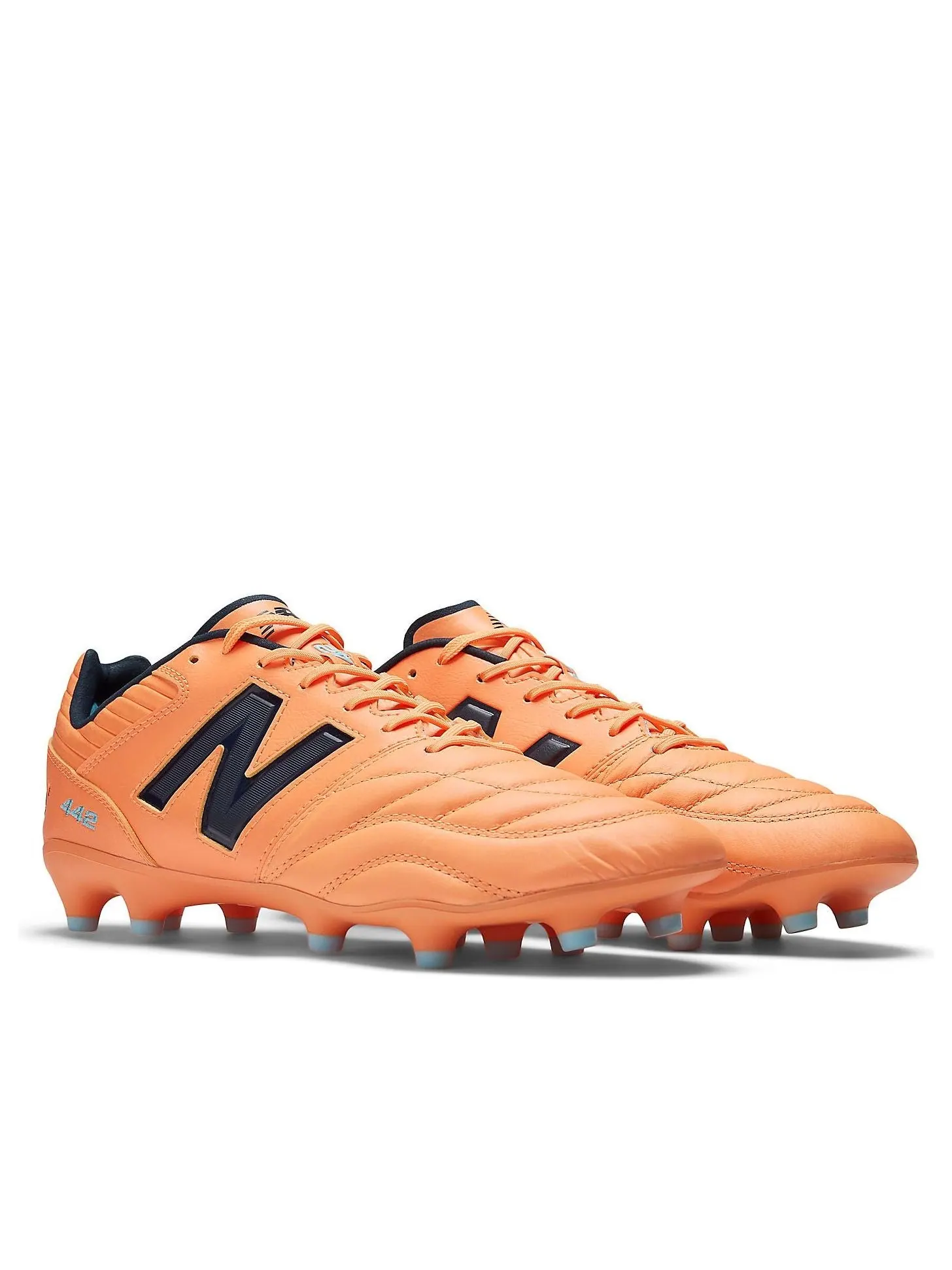 Кроссовки New Balance 442 Pro FG v2 FG 'Hot Mango NB Navy' — изображение 4 из 6, темно-синий