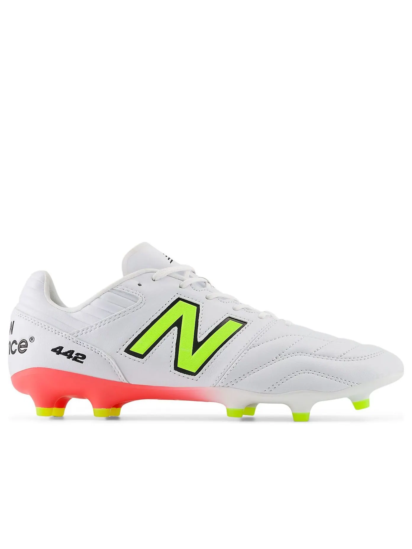 Кроссовки New Balance 442 Pro FG v2 'White Energy Red' — изображение 5 из 5, белый/красный