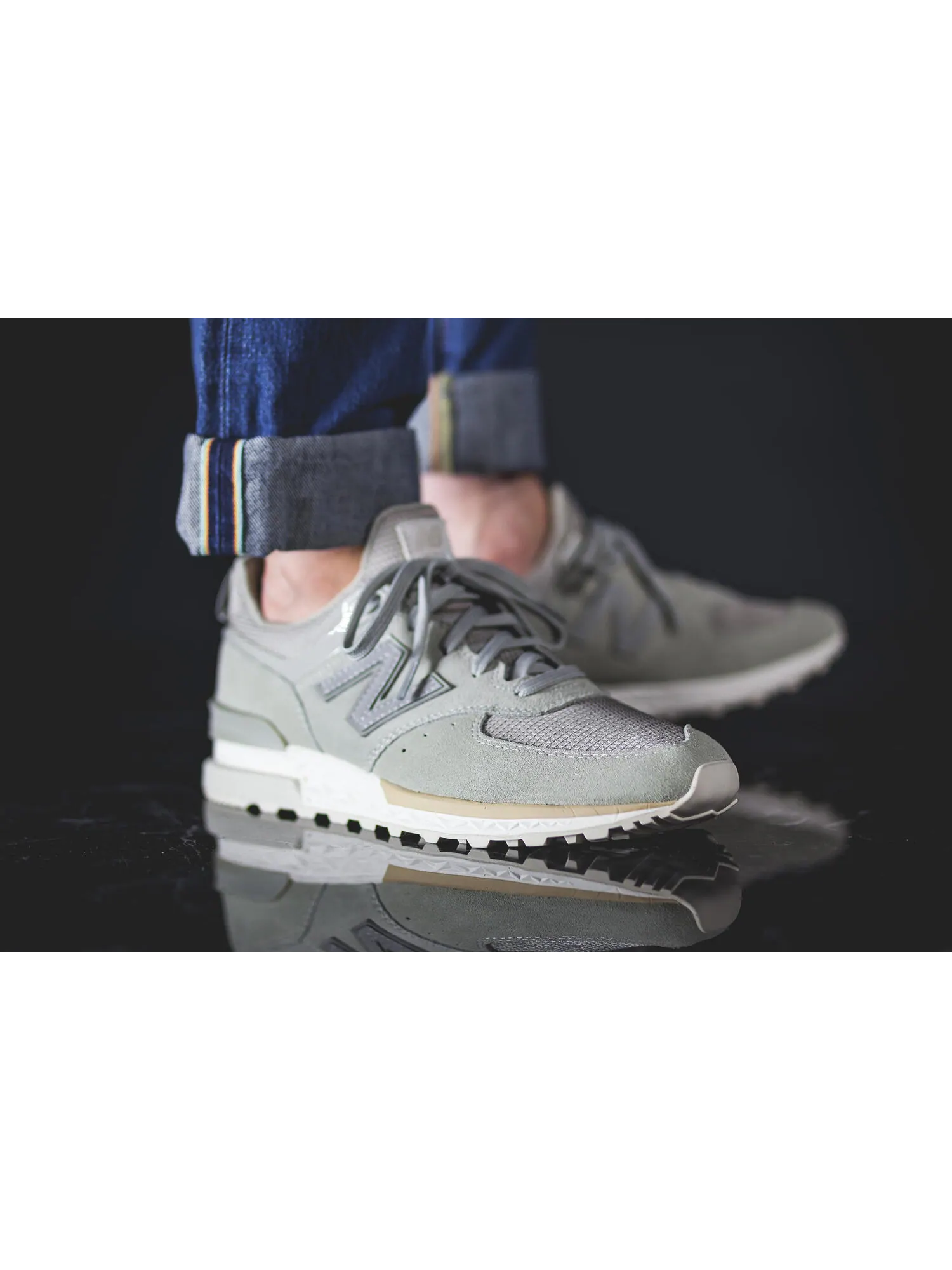 Кроссовки New Balance 574 Sport — изображение 2 из 7, светло-серый