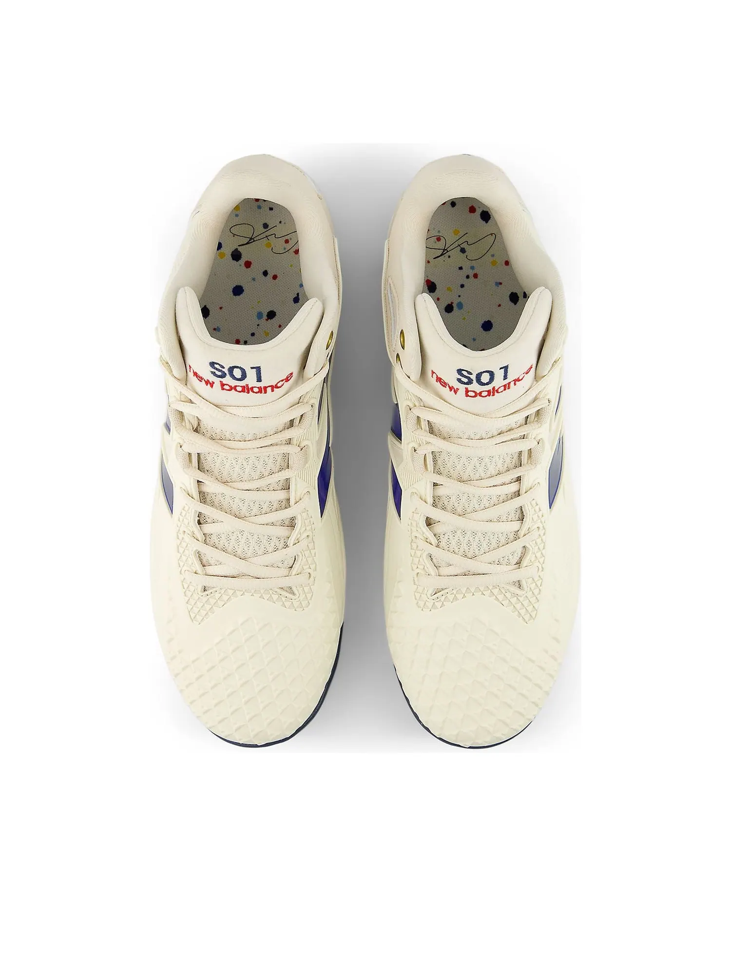 Кроссовки New Balance FuelCell Ohtani 1 'Shohei Ohtani Bisque Navy' — изображение 3 из 6, бежевый