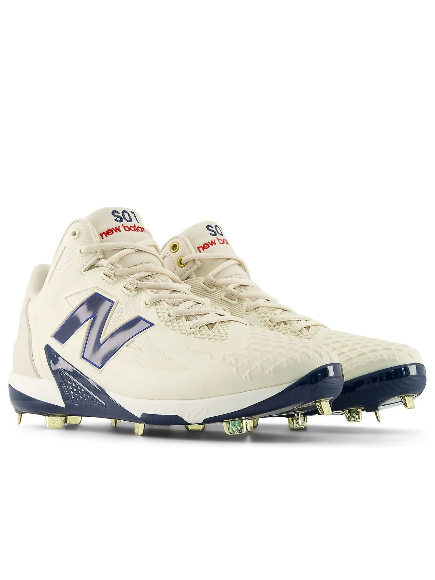 Кроссовки New Balance FuelCell Ohtani 1 'Shohei Ohtani Bisque Navy' — изображение 4 из 6, бежевый