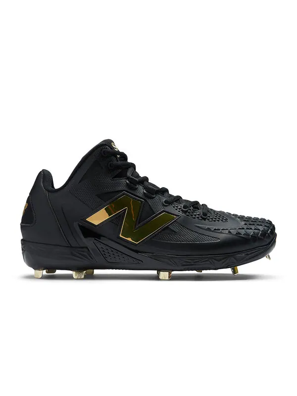 Кроссовки ohtani 1 cleats 'black metallic gold' New Balance — изображение 2 из 4