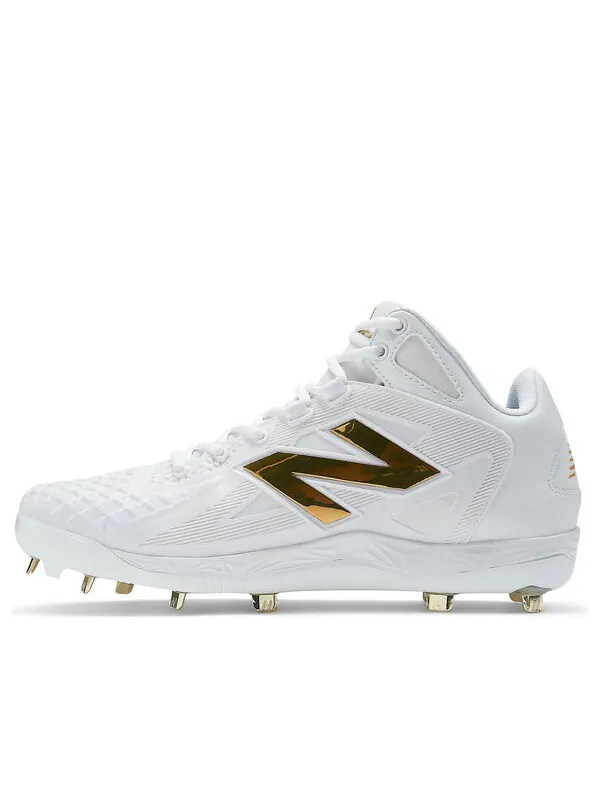 Кроссовки ohtani 1 cleats 'white metallic gold' New Balance — изображение 1 из 4