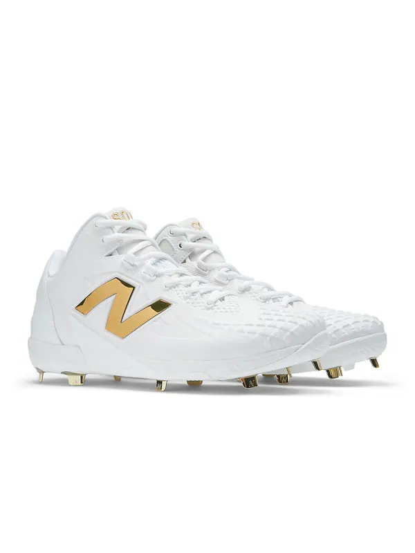 Кроссовки ohtani 1 cleats 'white metallic gold' New Balance — изображение 3 из 4