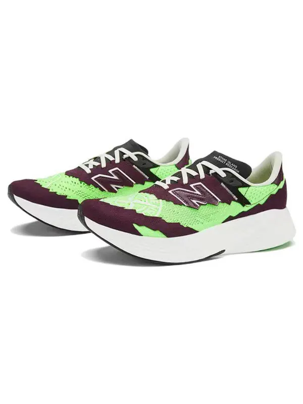 Кроссовки x stone island x tokyo design studio fuelcell rc elite v2 New Balance — изображение 3 из 4, винный красный/зеленый
