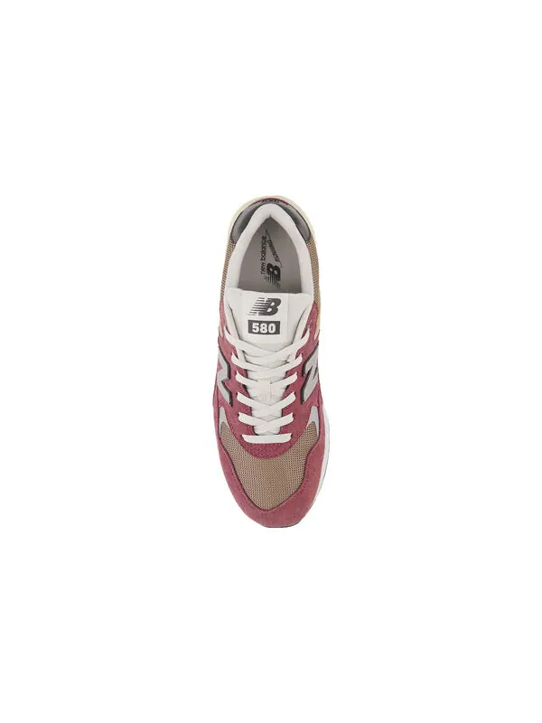 Кроссовки 580 New Balance — изображение 4 из 4, бордовый/белый