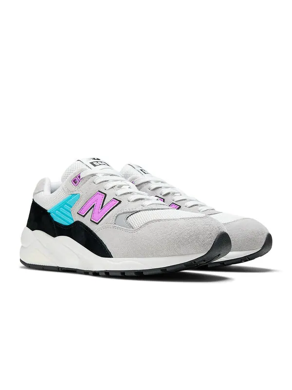 Кроссовки 580 'raincloud cosmic rose' New Balance — изображение 3 из 4, белый/розовый