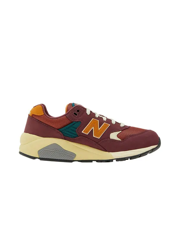Кроссовки 580 New Balance — изображение 2 из 4, бордовый//винтажный