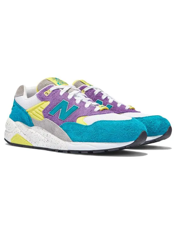 Кроссовки дворец х 580 New Balance — изображение 3 из 4, фиолетовый/синий/желтый