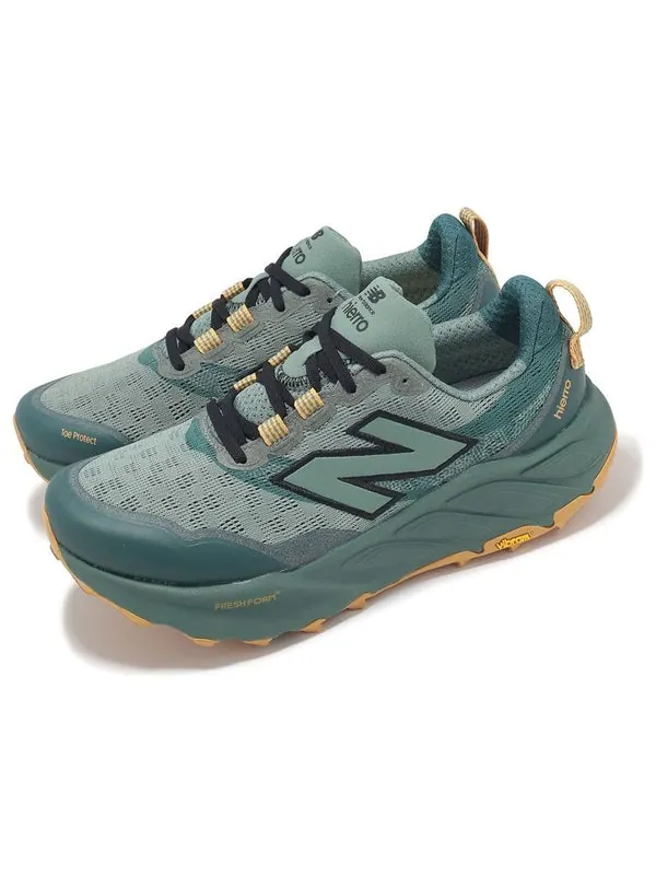 Кроссовки fresh foam x hierro v9 New Balance — изображение 3 из 4, зеленый