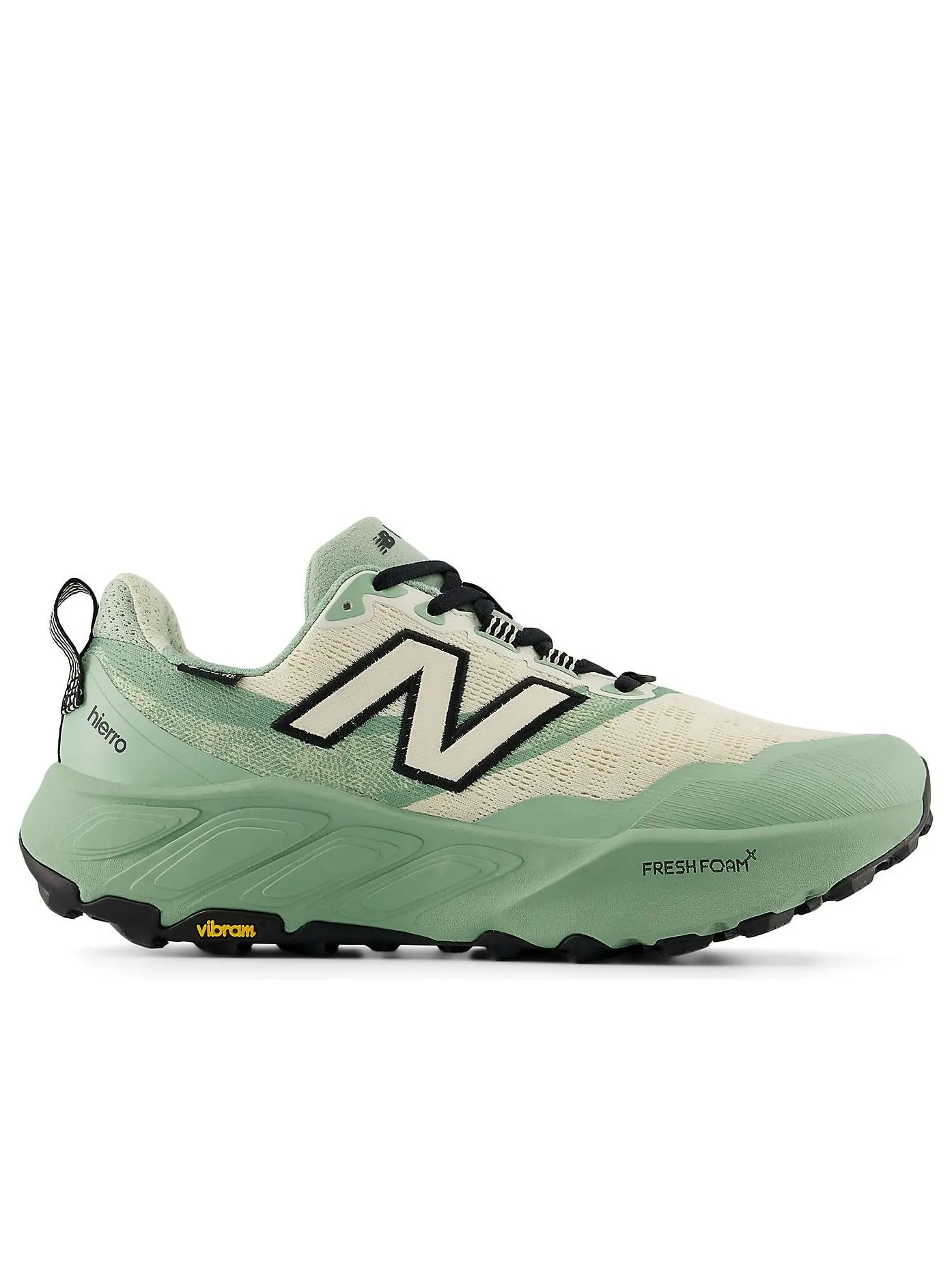 Кроссовки New Balance Fresh Foam X Hierro v9 GORE-TEX 'Mosaic Green Permafrost Black' — изображение 2 из 6, зеленый