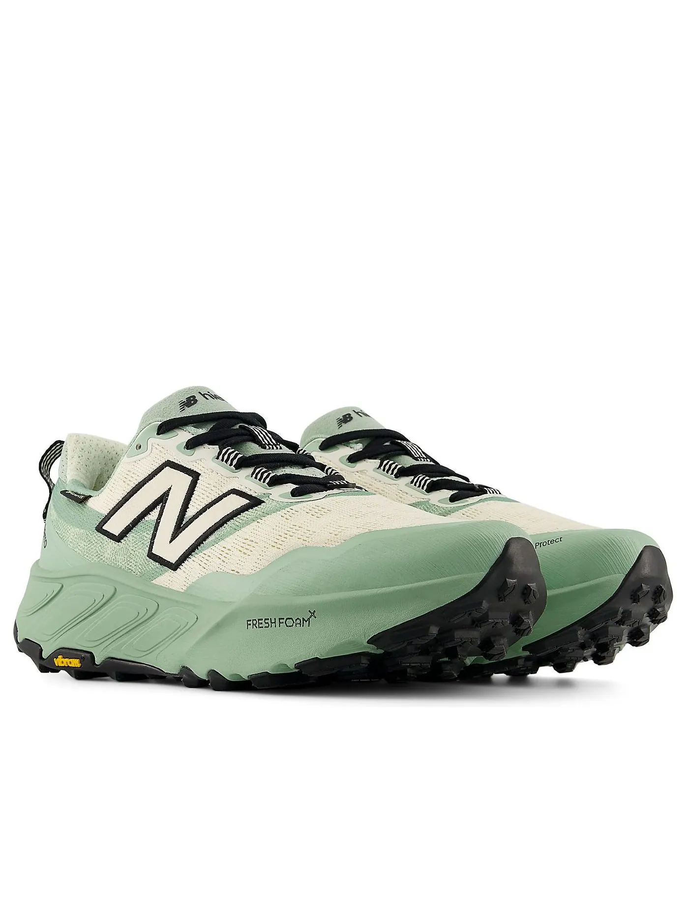 Кроссовки New Balance Fresh Foam X Hierro v9 GORE-TEX 'Mosaic Green Permafrost Black' — изображение 4 из 6, зеленый