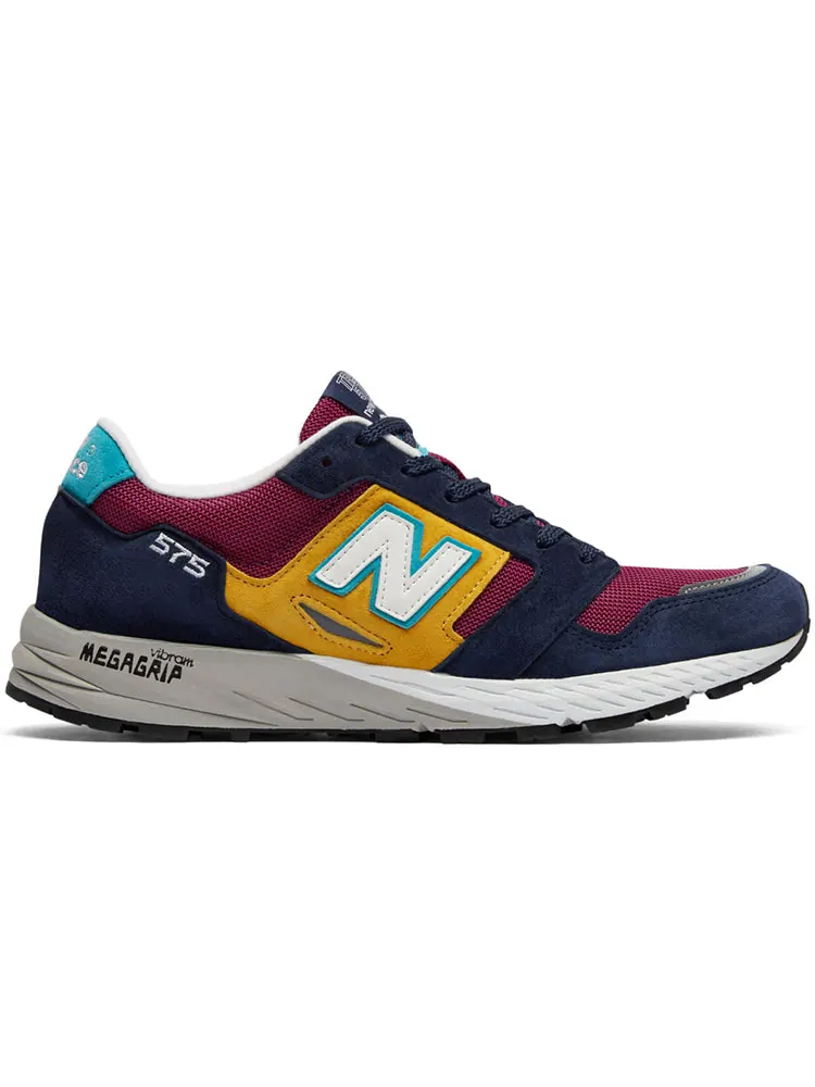 Беговые кроссовки New Balance 575 D-Wide Purple/Yellow — изображение 2 из 3, синий