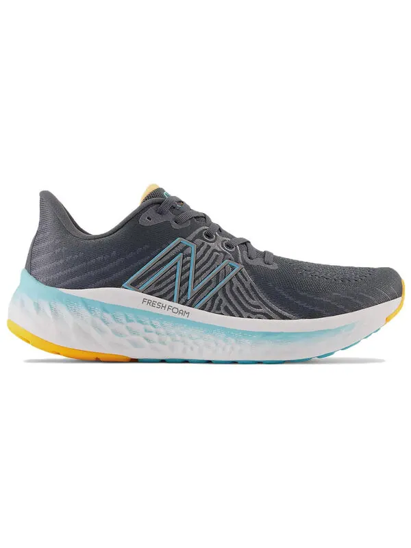 Кроссовки свежая пена x vongo v5 New Balance — изображение 2 из 4, серый/желтый/синий