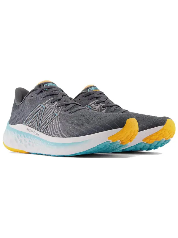 Кроссовки свежая пена x vongo v5 New Balance — изображение 3 из 4, серый/желтый/синий