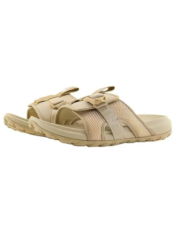Тапочки explore camp slides 'gravel khaki stone' The North Face — изображение 2 из 4, бежевый/бежевый