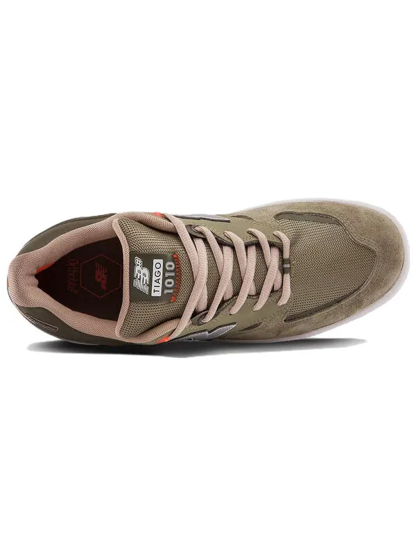 Кроссовки tiago lemos x numeric 1010 New Balance — изображение 4 из 4, зеленый/коричневый/серый