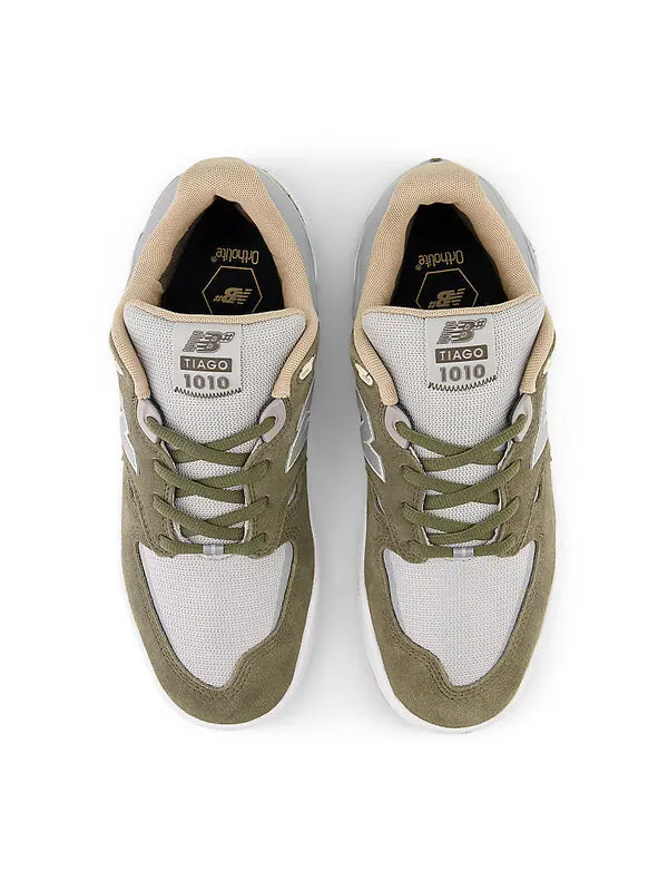 Кроссовки с цифрой 1010 New Balance — изображение 3 из 4, оливковый/серый