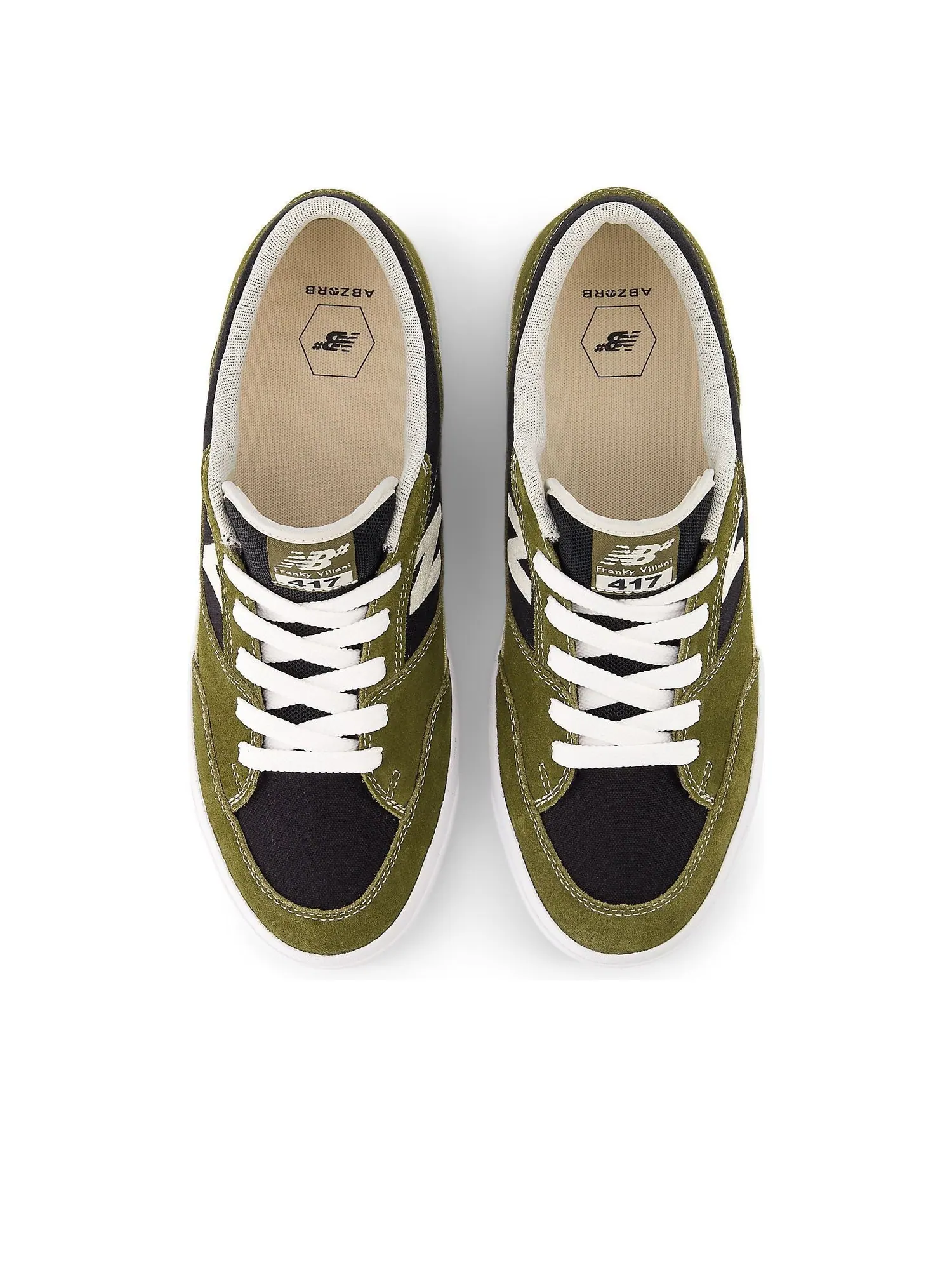 Кроссовки New Balance x Franky Villani 417 Low 'Woodland Black' — изображение 2 из 6, черный