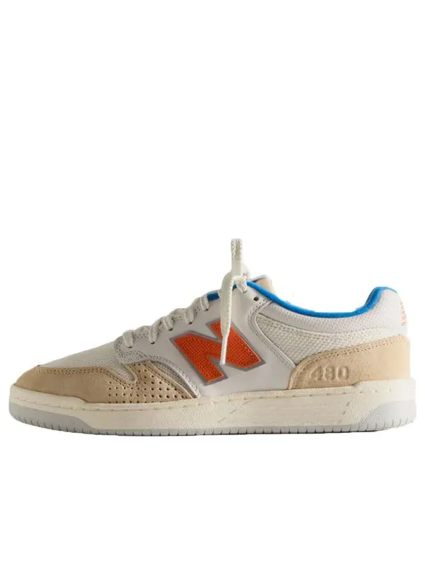 Кроссовки x kith 480 'madison square garden tan orange' New Balance — изображение 1 из 4, бежевый/оранжевый