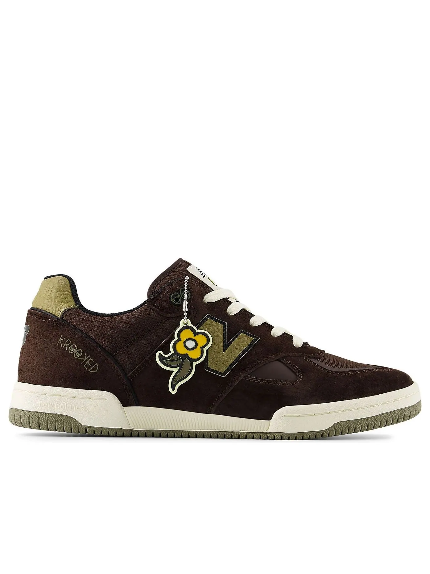 Кроссовки New Balance x Krook Tom Knox 600 'Chocolate Olive' — изображение 2 из 6, оливковый