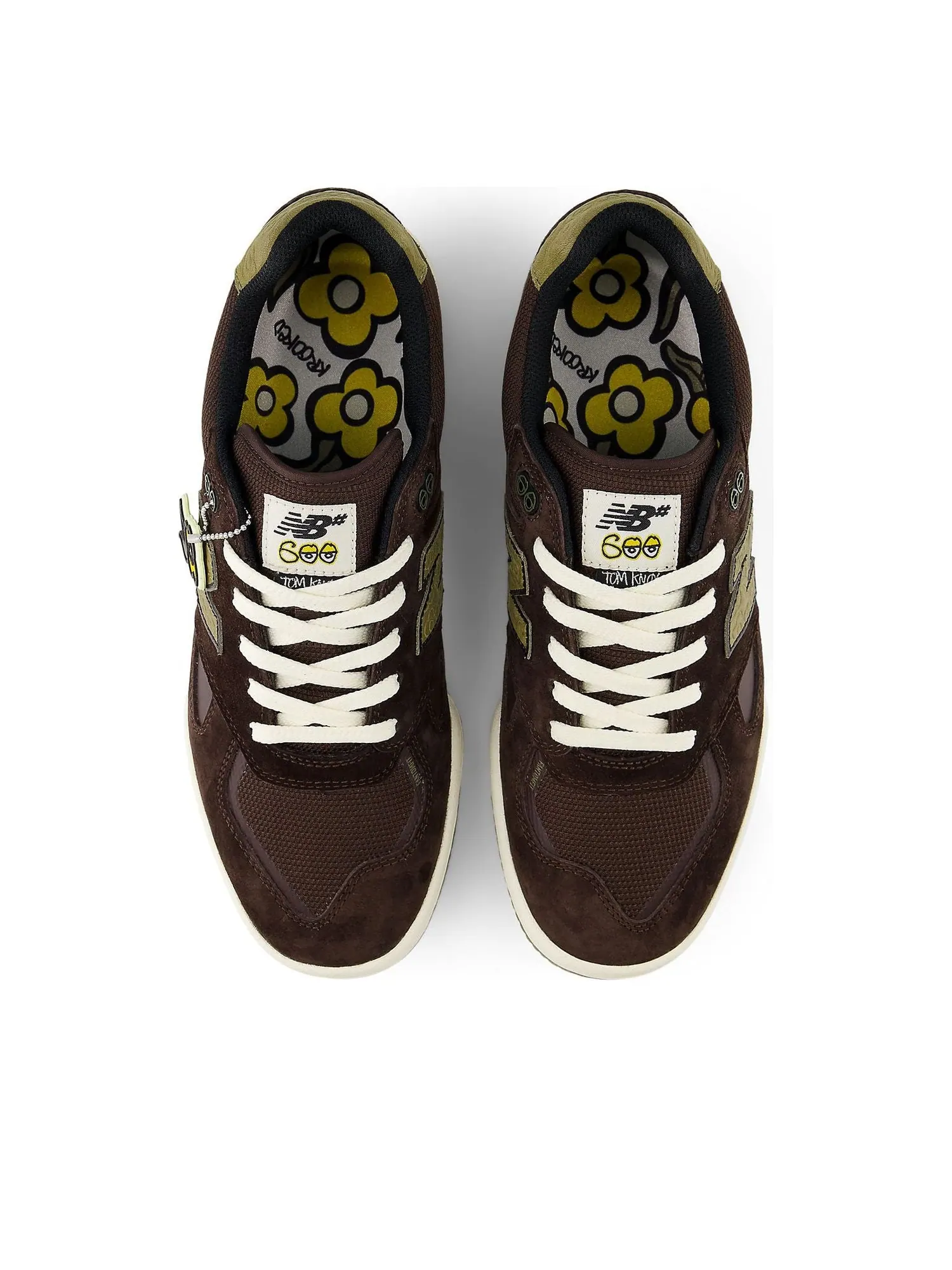 Кроссовки New Balance x Krook Tom Knox 600 'Chocolate Olive' — изображение 3 из 6, оливковый