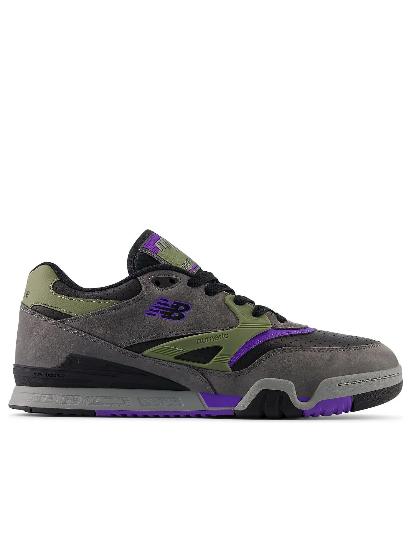 Кроссовки New Balance NB Numeric 770 'Grey Black Purple' — изображение 6 из 6, серый/черный/фиолетовый
