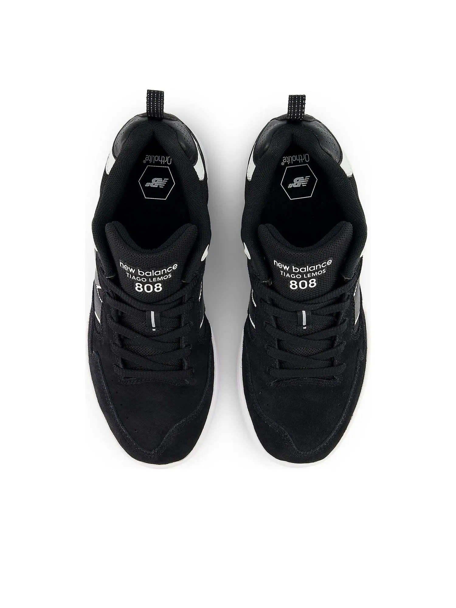 Кроссовки New Balance x Tiago Lemos 808 Lite 'Black White' — изображение 2 из 6, черный/белый