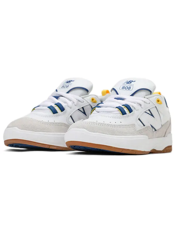Кроссовки New Balance Numeric Tiago Lemos 808 'White blue' — изображение 4 из 4, белый/синий
