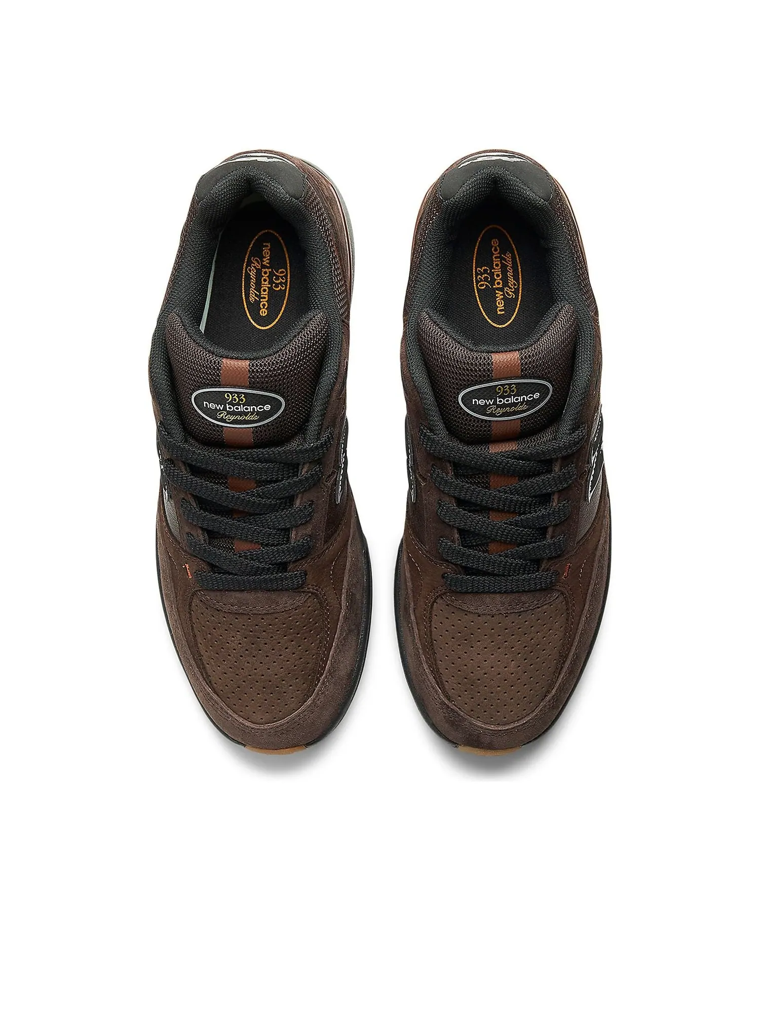 Кроссовки New Balance 933 'Andrew Reynolds Brown' — изображение 2 из 6, коричневый/черный