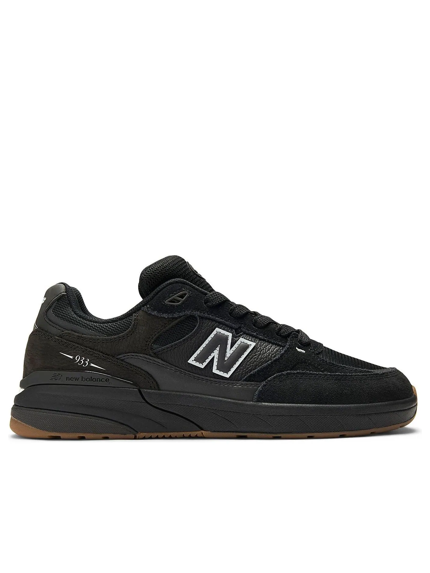 Кроссовки New Balance x Andrew Reynolds 933 'Black Gum' — изображение 2 из 6, черный