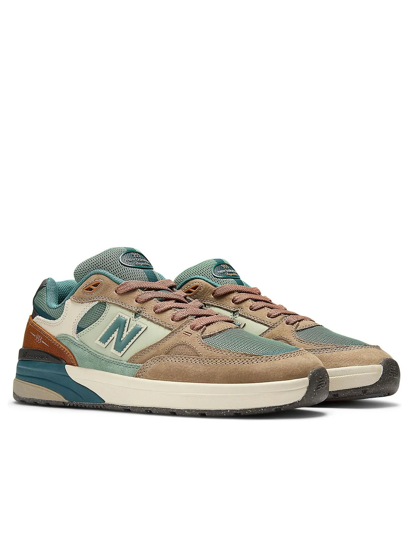 Кроссовки New Balance x Andrew Reynolds 933 'Mushroom New Spruce' — изображение 4 из 6, оливковый зеленый