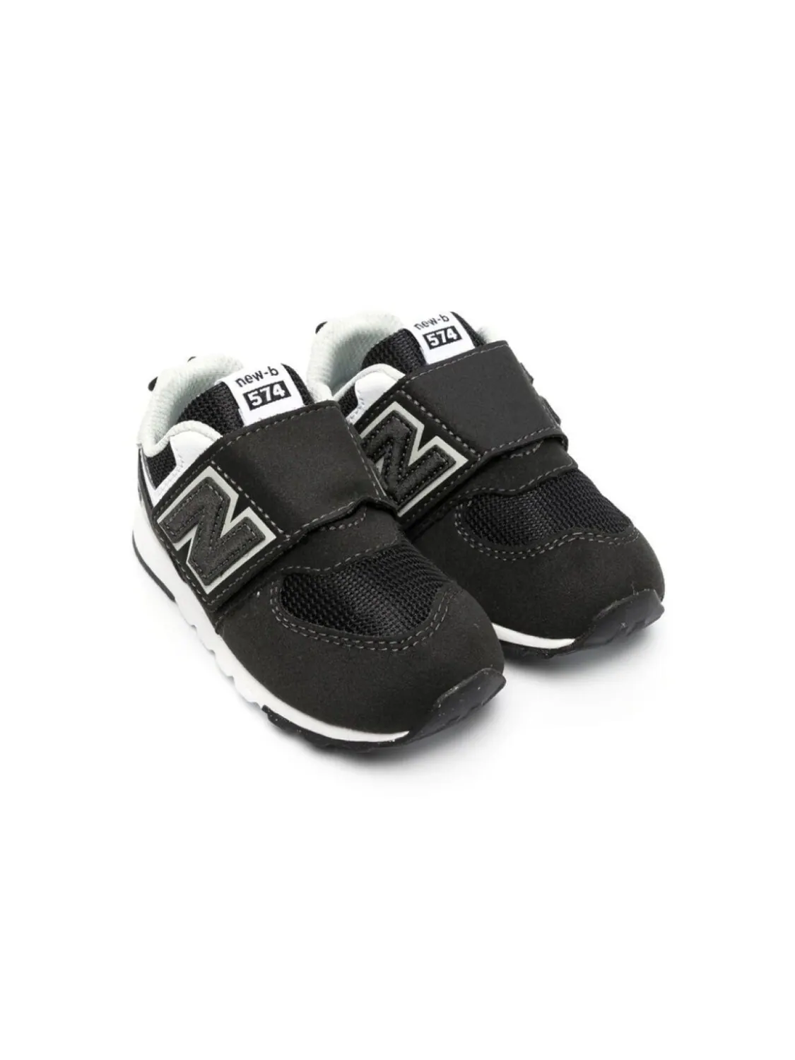Детские кроссовки New Balance 574 NEW-B Hook & Loop — изображение 2 из 4, черный
