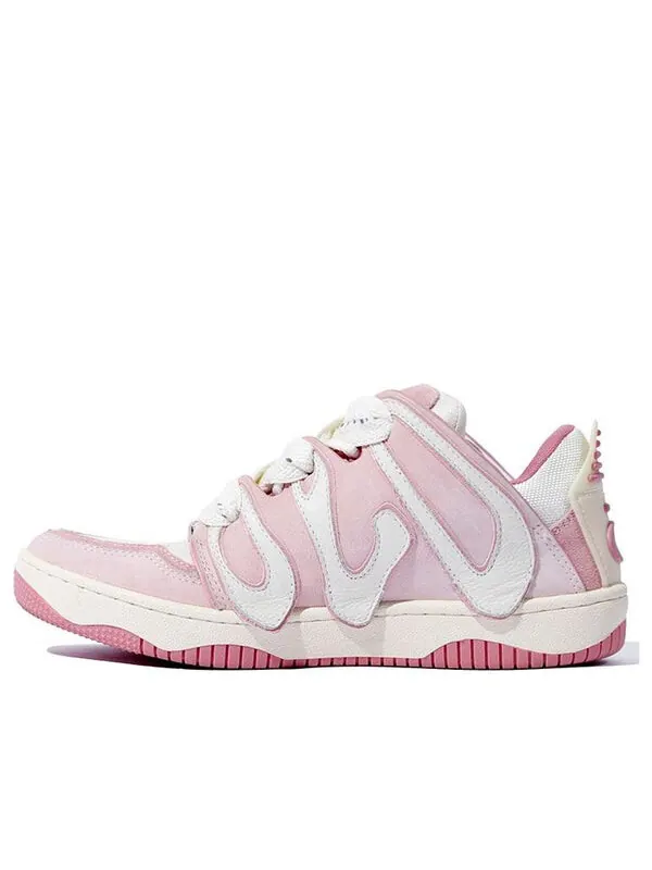 Кроссовки skater/001 'pink' Old Order — изображение 2 из 4, белый/розовый