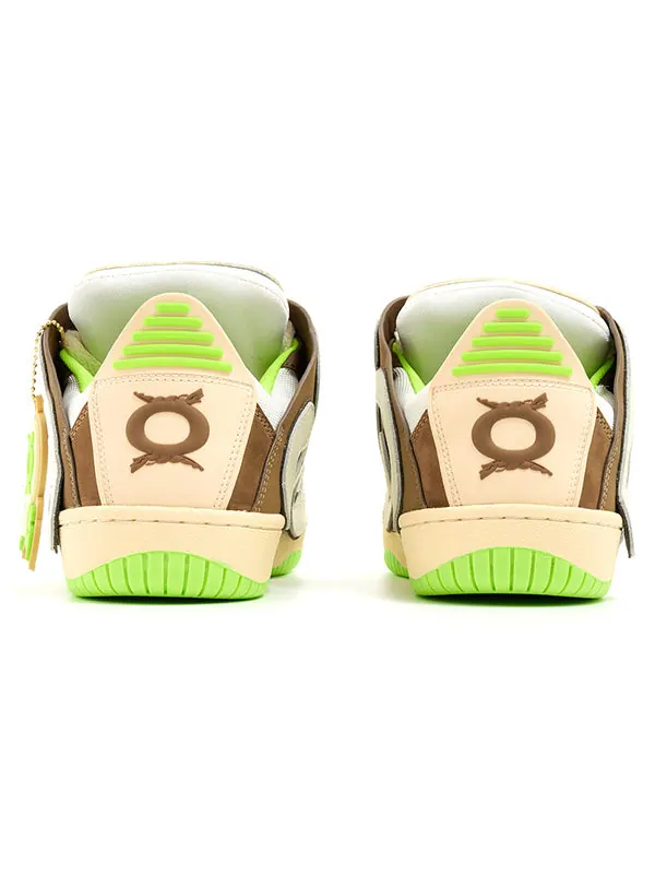 Кроссовки x s45 skater/001 'brown green' Old Order — изображение 3 из 4, светлокоричнево-зеленый