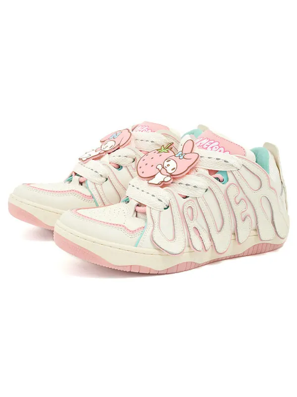 Кроссовки x sanrio skater/001 'my melody' Old Order — изображение 2 из 4, розовый/белый