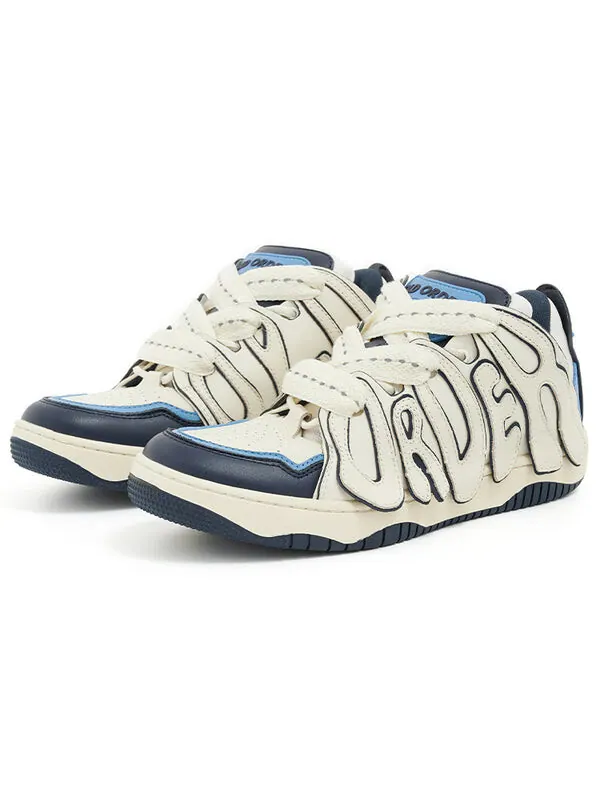 Кроссовки skater/001 'dark blue' Old Order — изображение 2 из 4, синий/серый