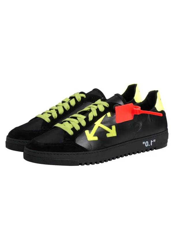 Кроссовки 2.0 'black fluo yellow' Off-White — изображение 4 из 4, черный