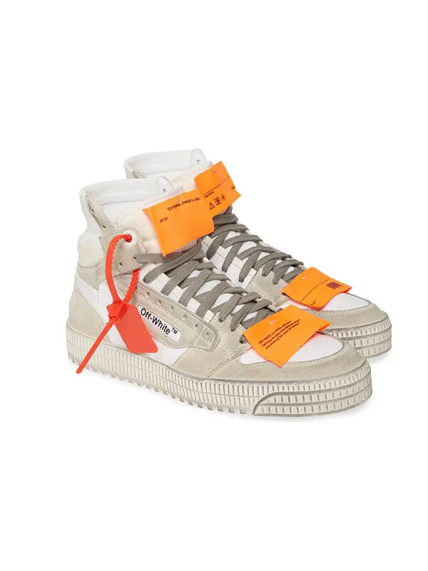 Кроссовки off c/o virgil abloh men's white off-court 3.0 sneakers Off-White — изображение 3 из 4, серый