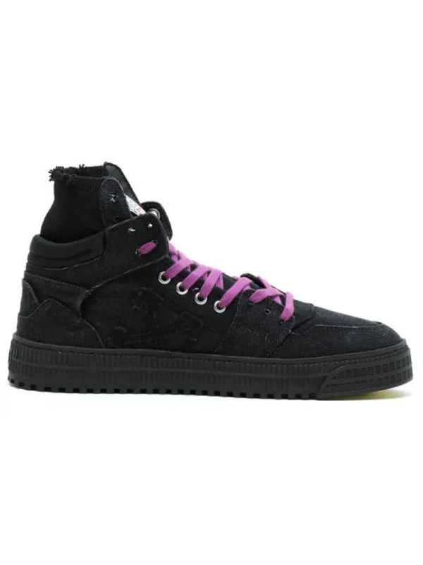 Кроссовки off-court high top sneakers /purple Off-White — изображение 2 из 4, черный