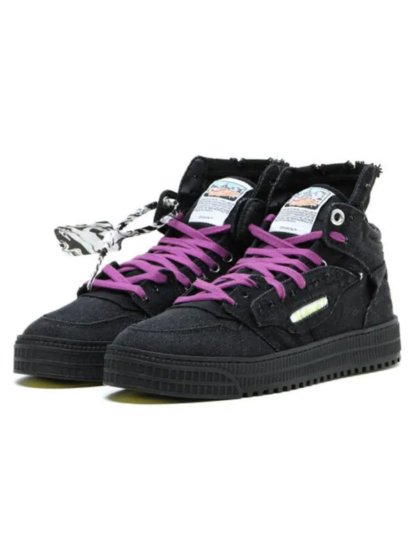 Кроссовки off-court high top sneakers /purple Off-White — изображение 3 из 4, черный