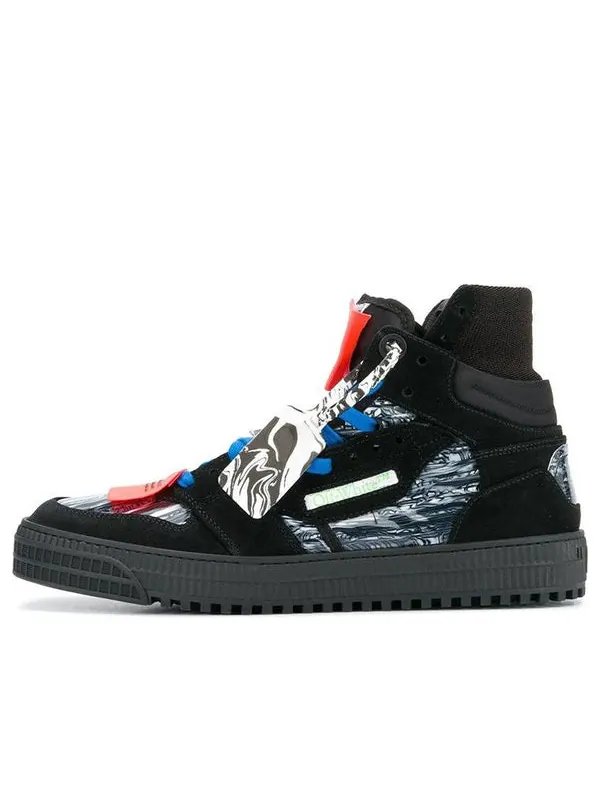 Кроссовки off-court high 'black optical white' Off-White — изображение 1 из 4, черный