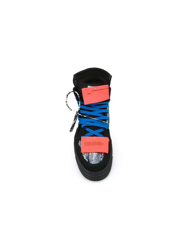Кроссовки off-court high 'black optical white' Off-White — изображение 4 из 4, черный