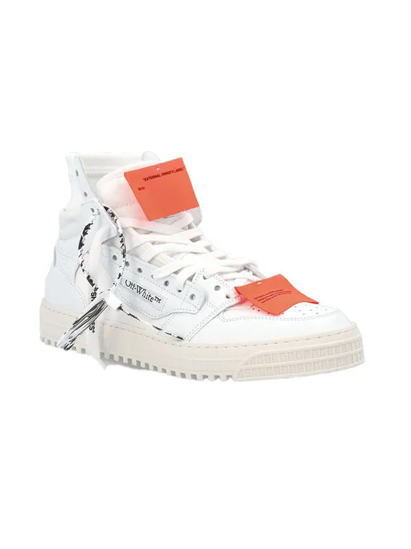 Кроссовки off-court 3.0 high-top sneakers white/orange Off-White — изображение 3 из 4, белый/оранжевый
