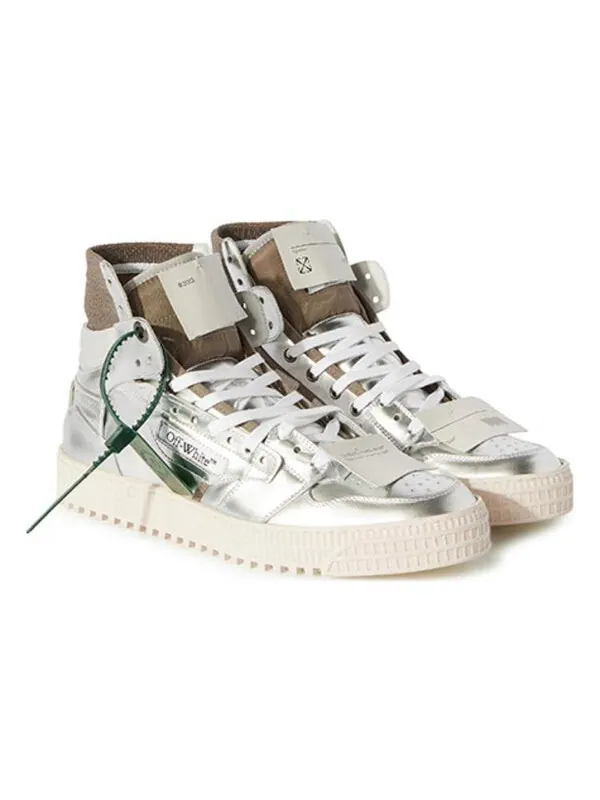 Кроссовки 3.0 off-court high 'silver brown green' Off-White — изображение 3 из 4