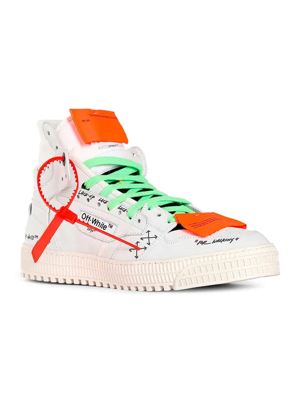 Кроссовки off-court 3.0 high 'graffiti' Off-White — изображение 3 из 4, белый/зеленый